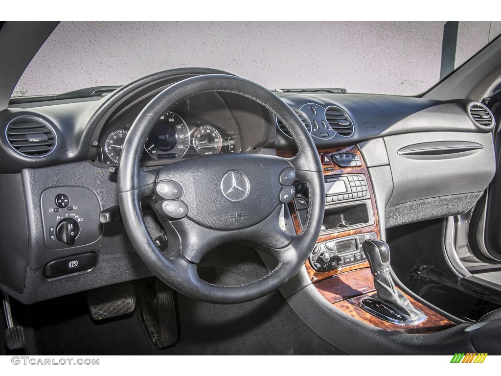 2004 CLK 320 Coupe - Pewter Metallic / Charcoal photo #17