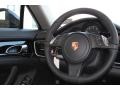 Black 2014 Porsche Panamera 4 Steering Wheel