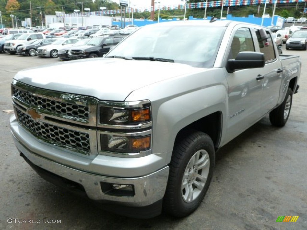 2014 Silverado 1500 LT Crew Cab 4x4 - Silver Ice Metallic / Jet Black photo #7