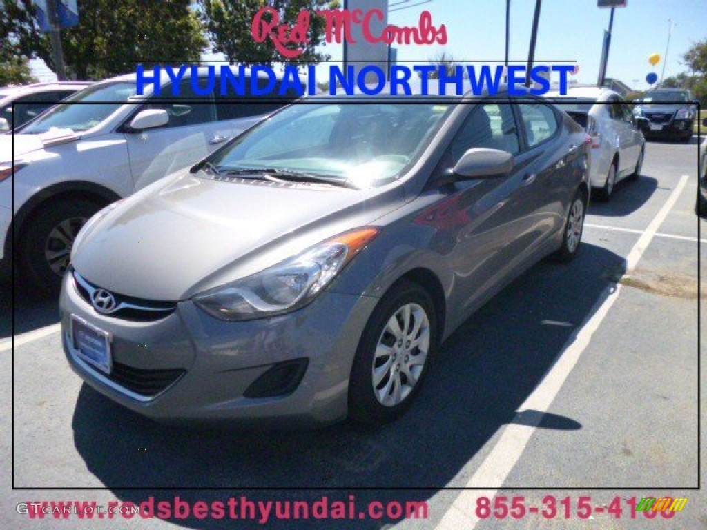 2012 Elantra GLS - Harbor Gray Metallic / Gray photo #1