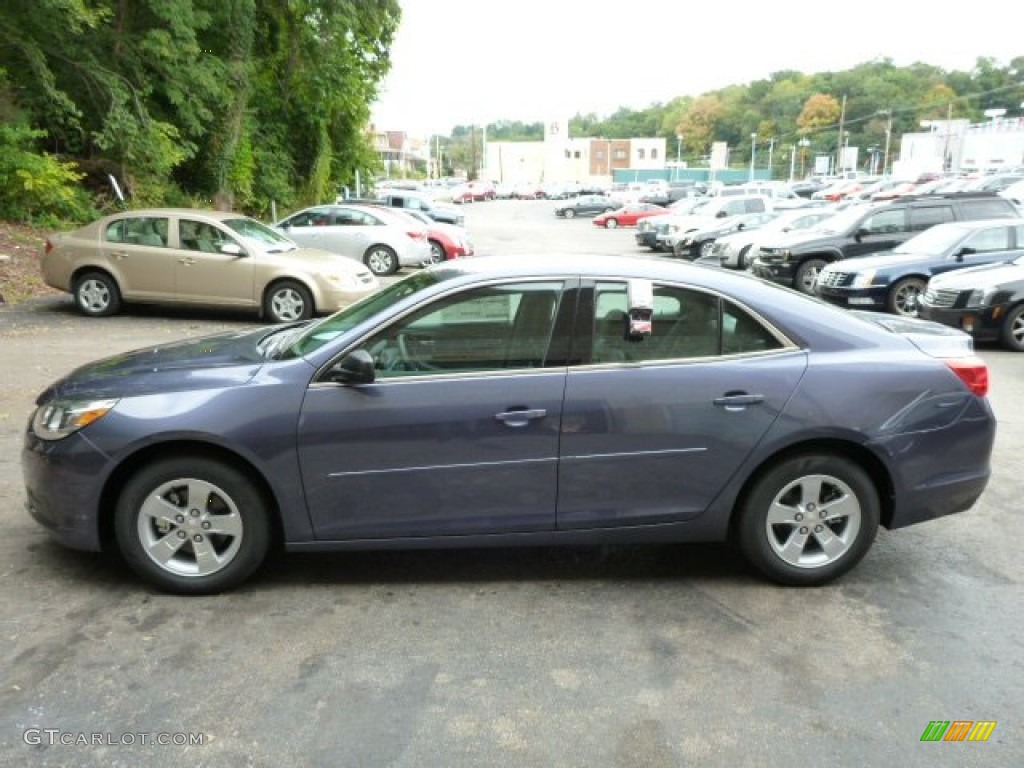 2014 Malibu LS - Atlantis Blue Metallic / Jet Black/Titanium photo #6