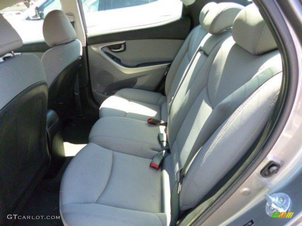 2012 Elantra GLS - Harbor Gray Metallic / Gray photo #7