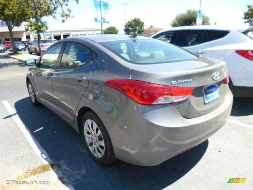 2012 Elantra GLS - Harbor Gray Metallic / Gray photo #10