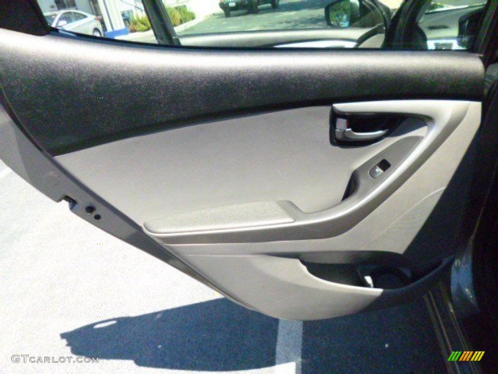 2012 Elantra GLS - Harbor Gray Metallic / Gray photo #11