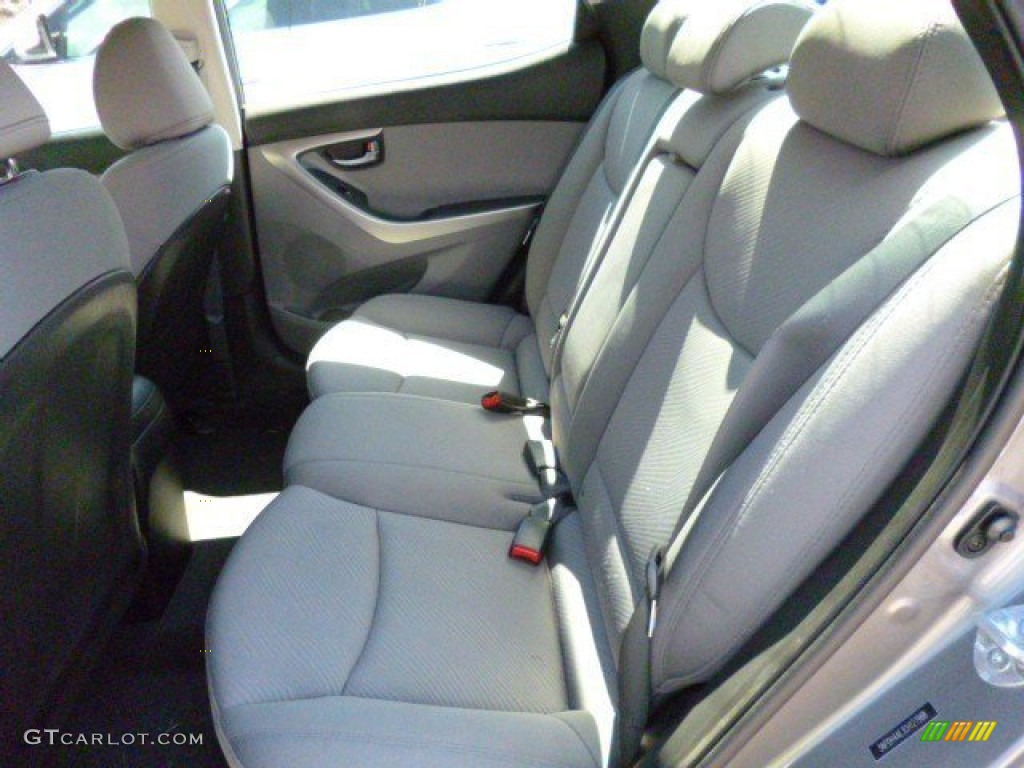 2012 Elantra GLS - Harbor Gray Metallic / Gray photo #12