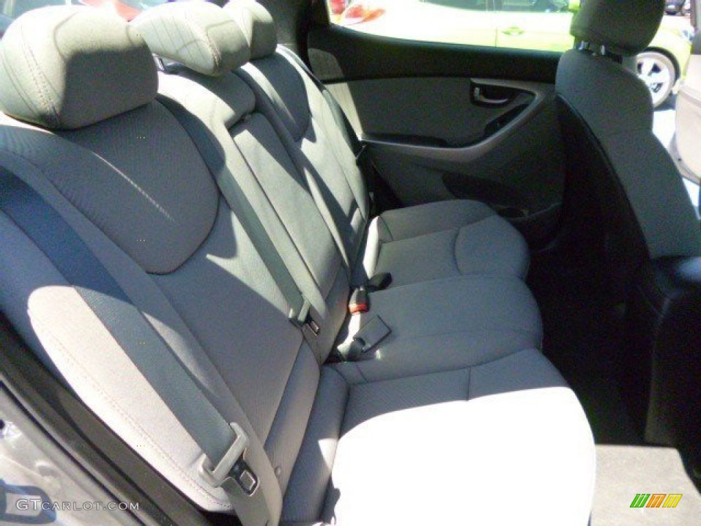 2012 Elantra GLS - Harbor Gray Metallic / Gray photo #13