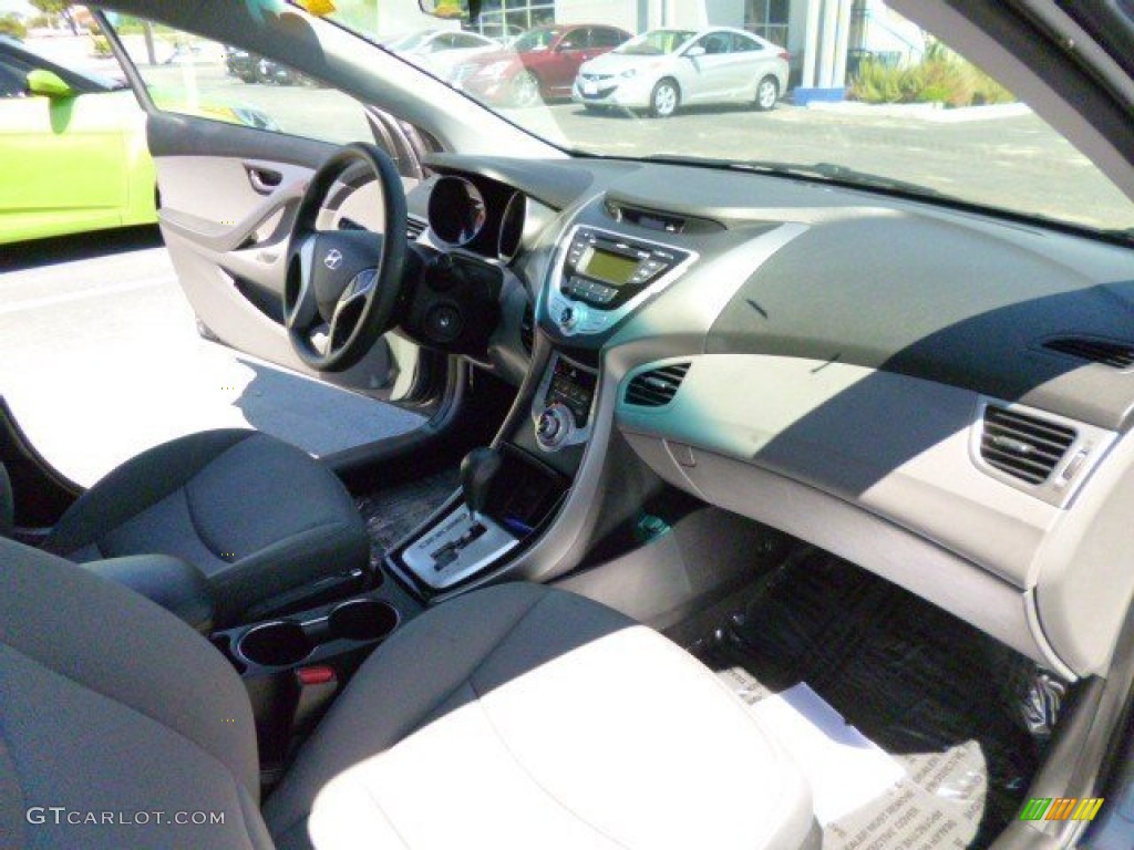 2012 Elantra GLS - Harbor Gray Metallic / Gray photo #15