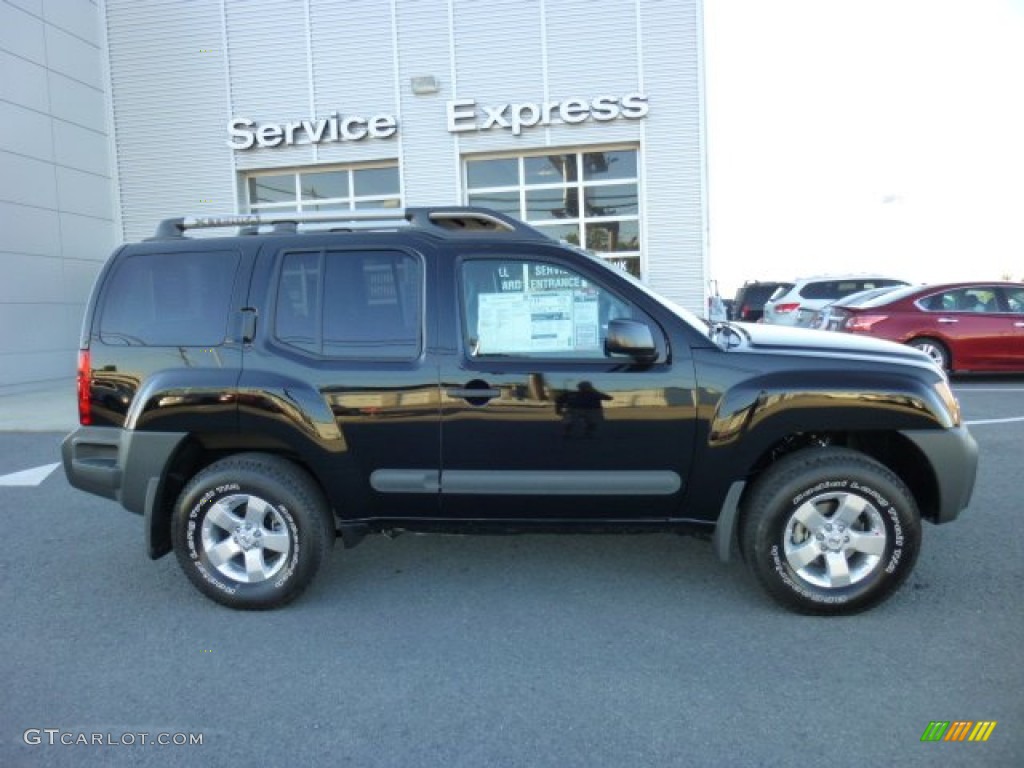 Super Black 2013 Nissan Xterra S 4x4 Exterior Photo #86131446