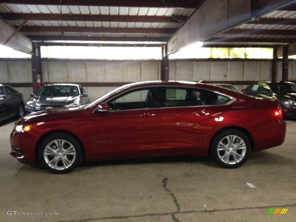 2014 Impala LT - Crystal Red Tintcoat / Jet Black photo #3