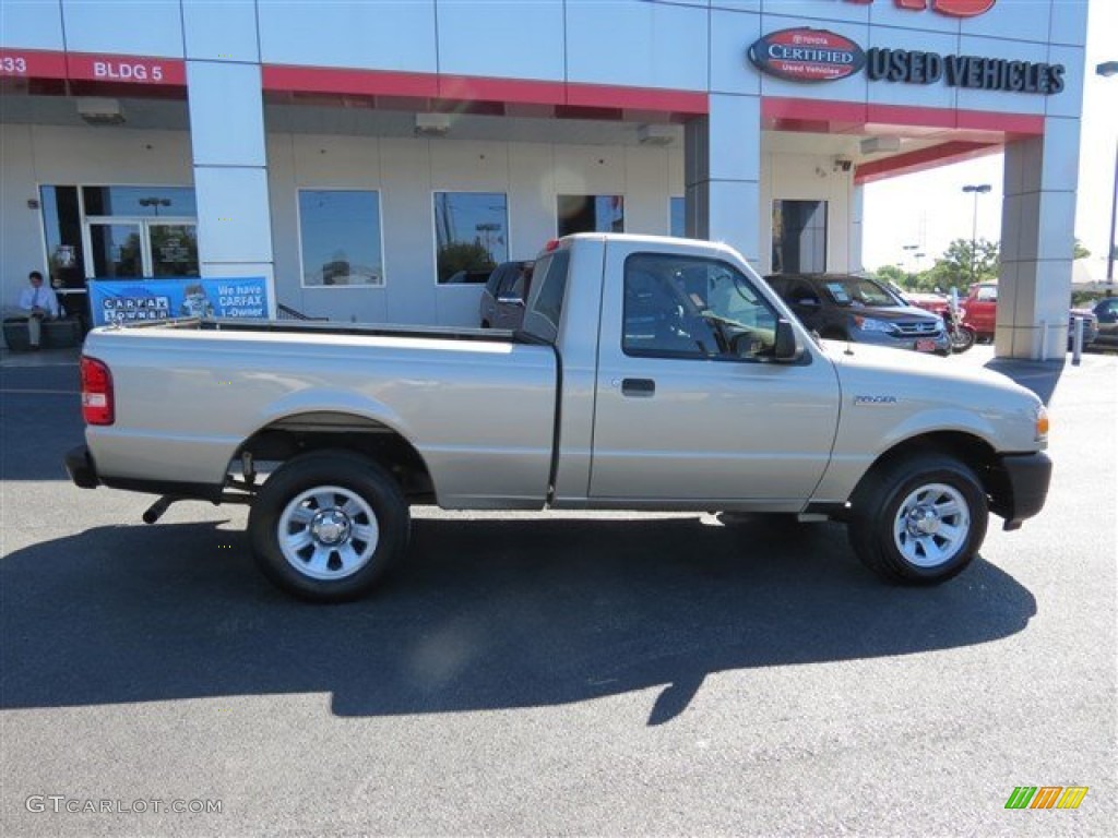 2008 Ranger XL Regular Cab - Pueblo Gold Metallic / Medium Pebble Tan photo #8