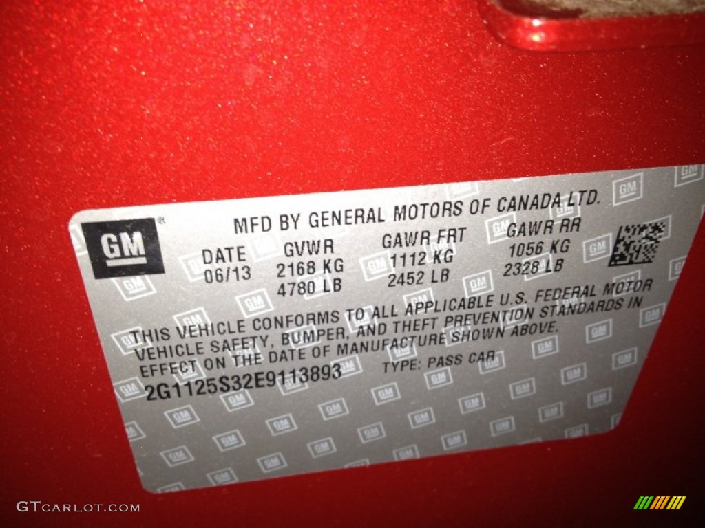 2014 Impala LT - Crystal Red Tintcoat / Jet Black photo #9