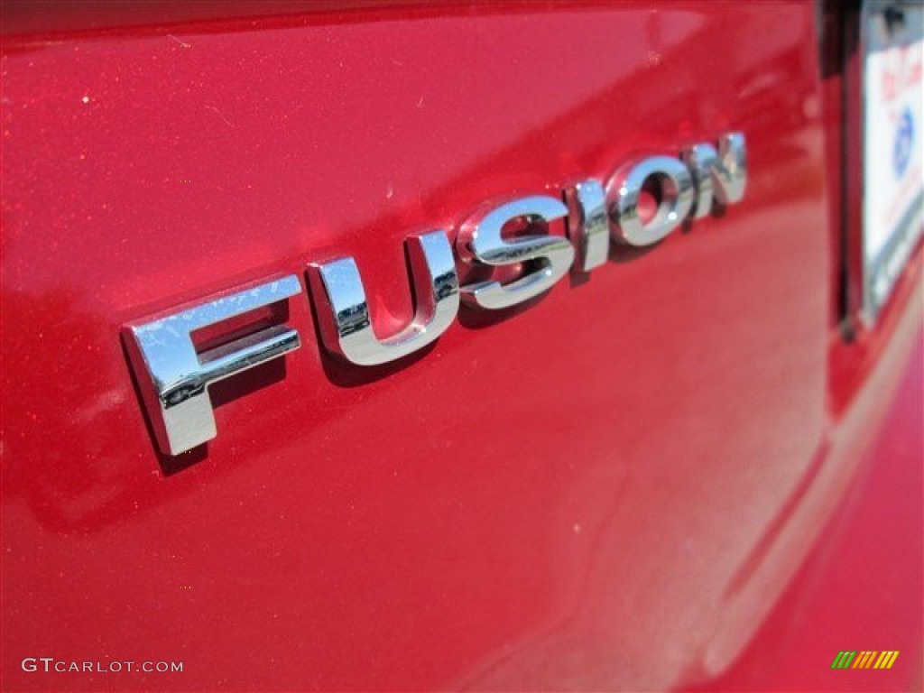 2010 Fusion SEL V6 - Sangria Red Metallic / Medium Light Stone photo #6