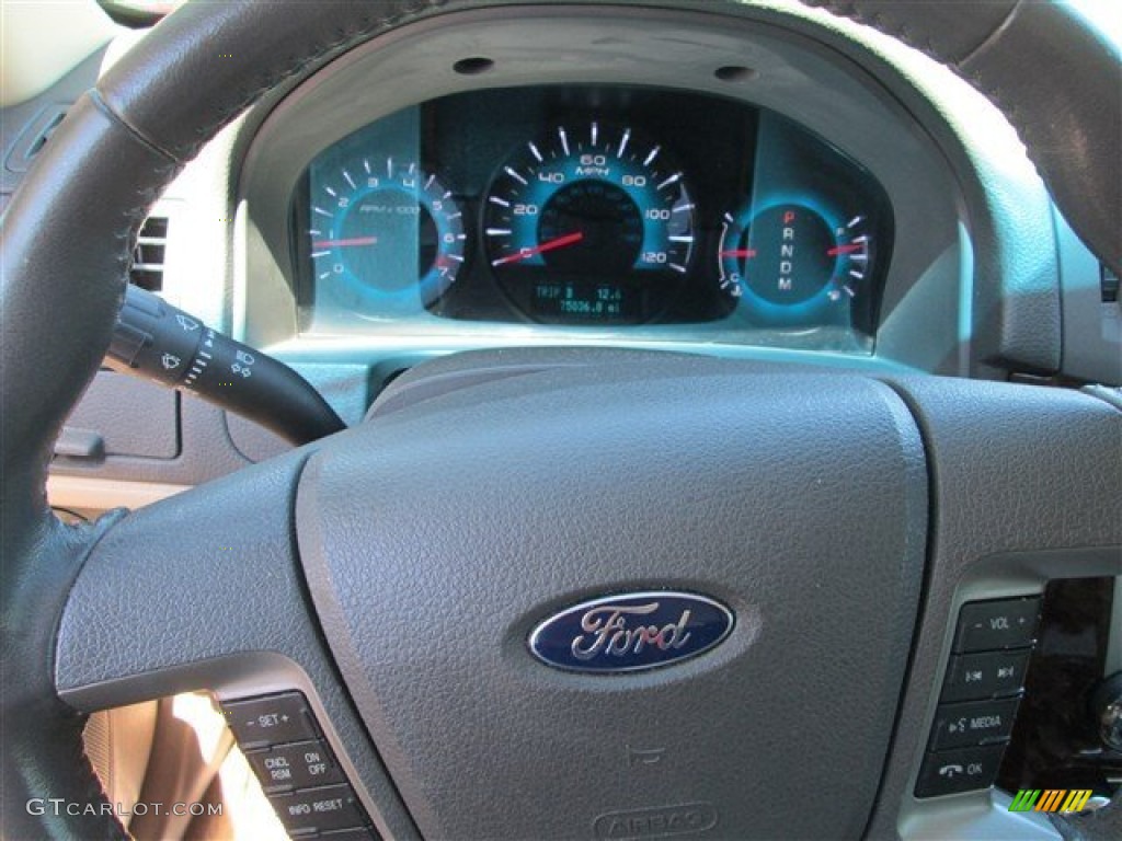 2010 Fusion SEL V6 - Sangria Red Metallic / Medium Light Stone photo #24