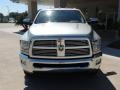 2012 Bright Silver Metallic Dodge Ram 3500 HD Laramie Longhorn Mega Cab 4x4 Dually  photo #2