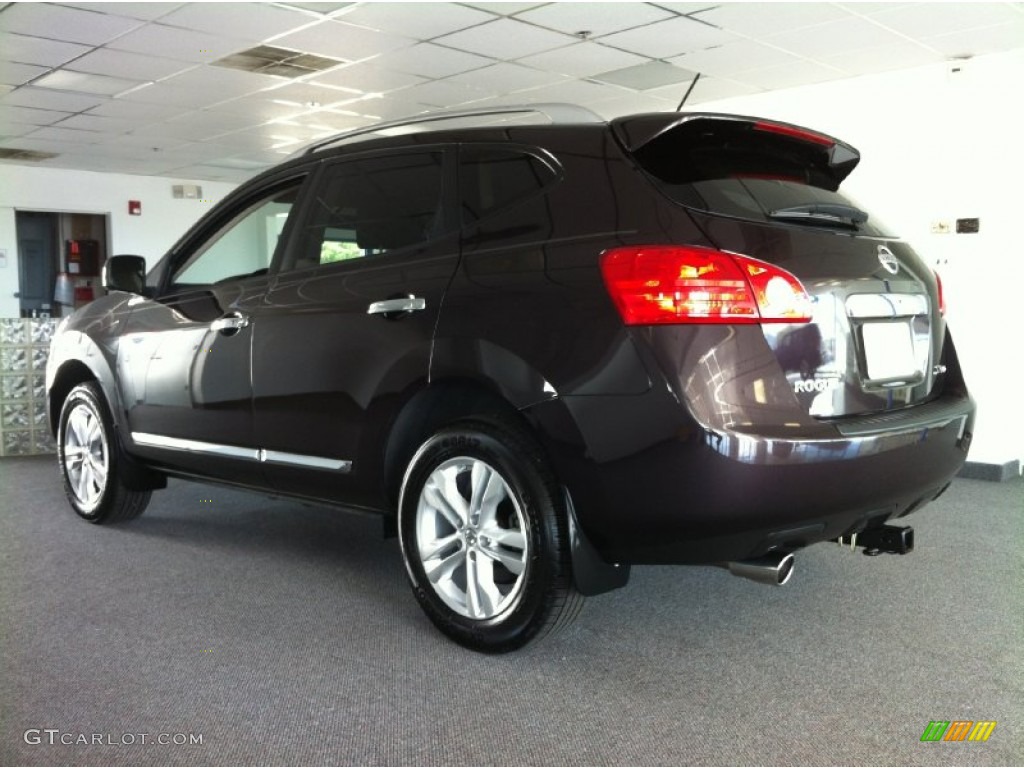 2012 Rogue SV AWD - Black Amethyst / Black photo #5