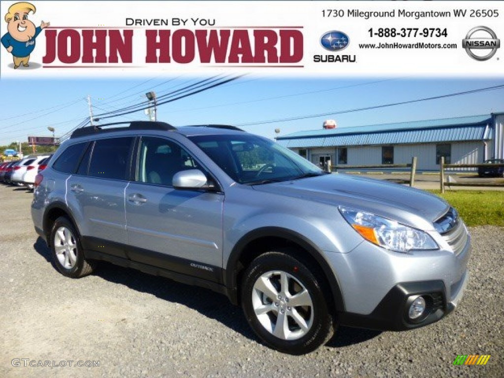2014 Outback 3.6R Limited - Ice Silver Metallic / Black photo #1