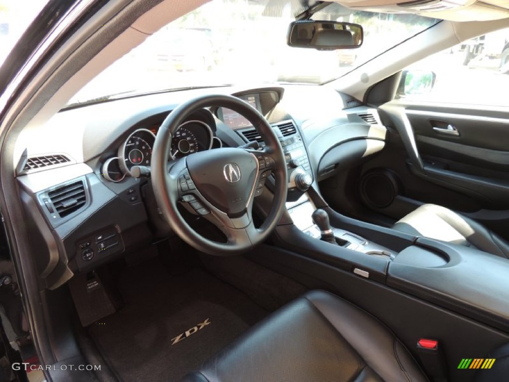 2010 ZDX AWD Technology - Crystal Black Pearl / Ebony photo #14