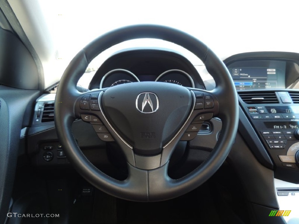 2010 ZDX AWD Technology - Crystal Black Pearl / Ebony photo #16