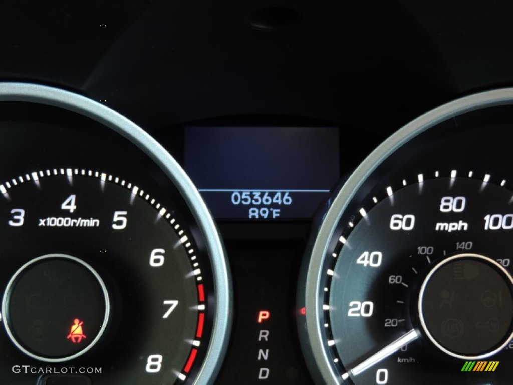 2010 ZDX AWD Technology - Crystal Black Pearl / Ebony photo #18
