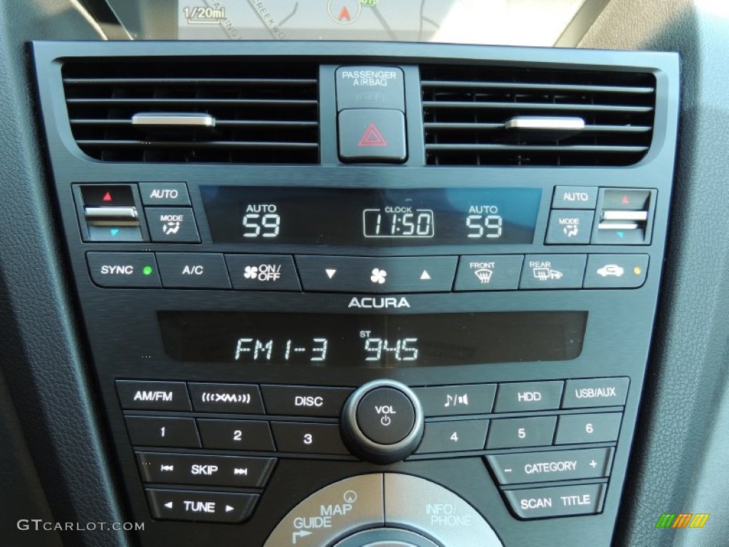 2010 ZDX AWD Technology - Crystal Black Pearl / Ebony photo #23