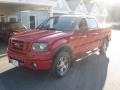 2008 Bright Red Ford F150 XLT SuperCrew 4x4  photo #3