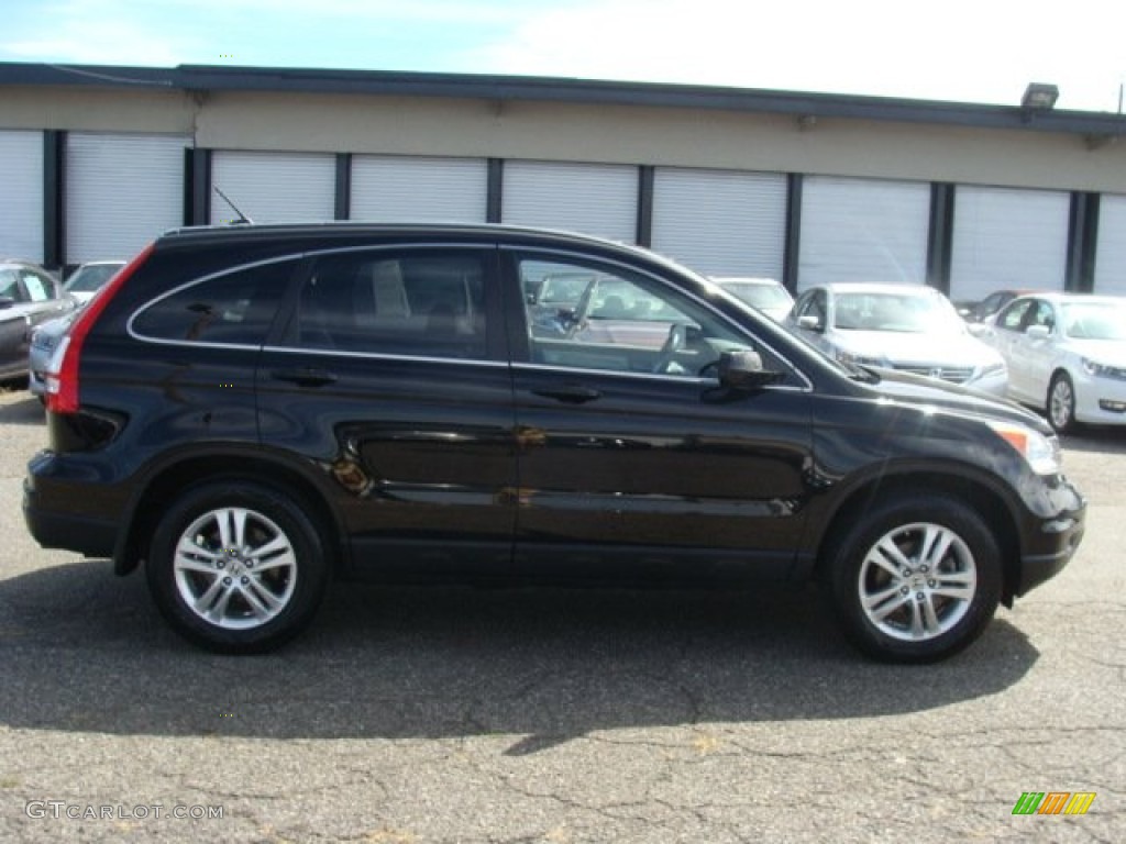 2011 CR-V EX-L 4WD - Crystal Black Pearl / Black photo #3