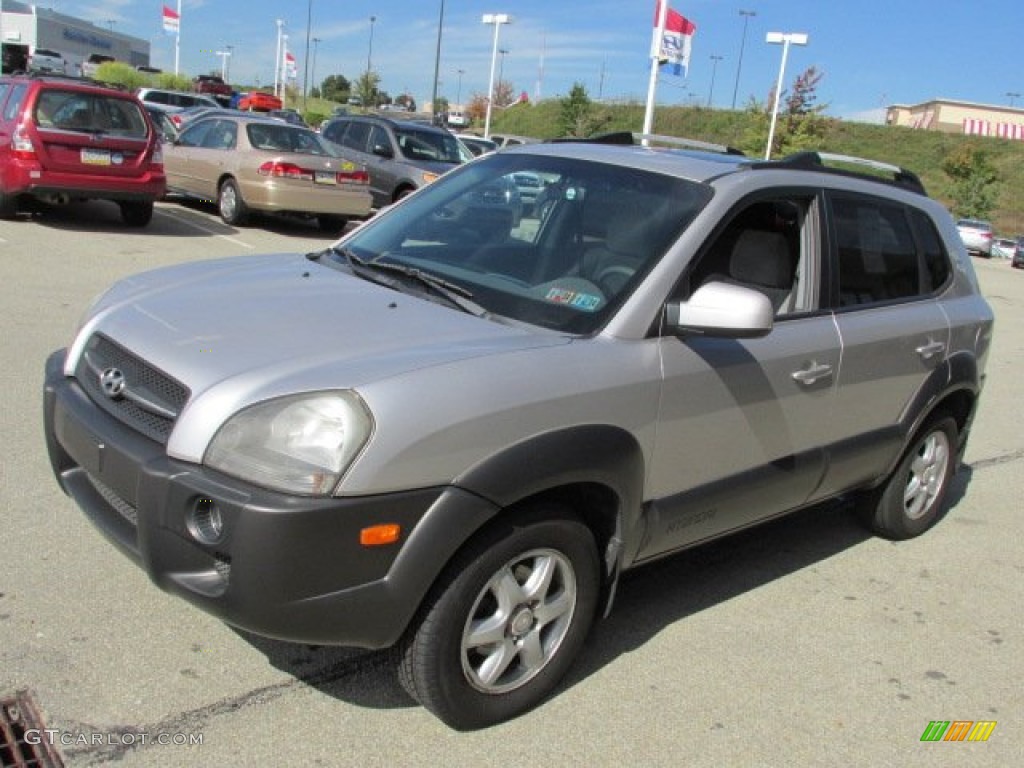 Sahara Silver 2005 Hyundai Tucson GLS V6 Exterior Photo #86136642