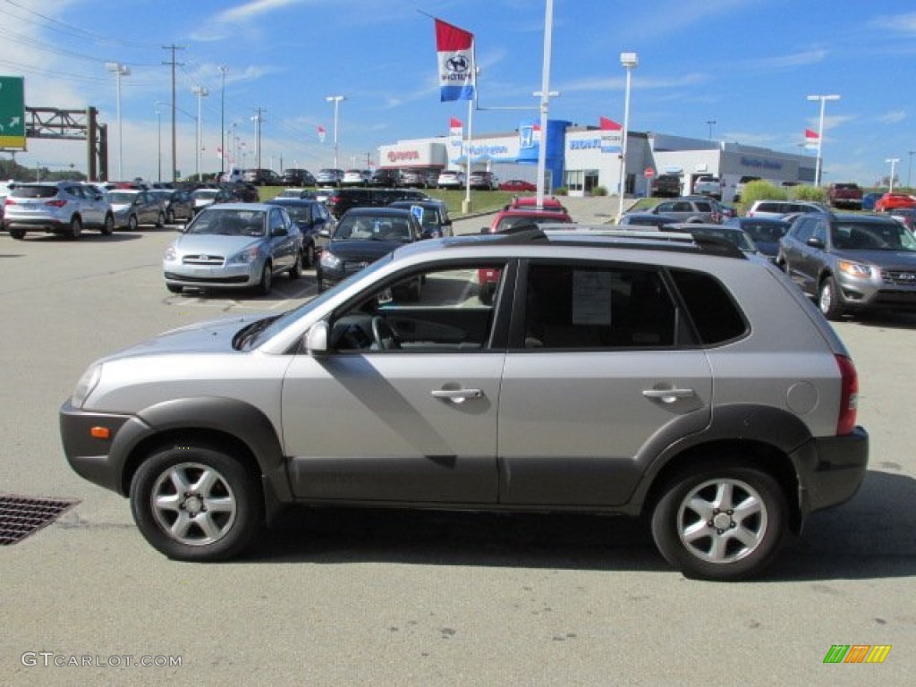 Sahara Silver 2005 Hyundai Tucson GLS V6 Exterior Photo #86136663