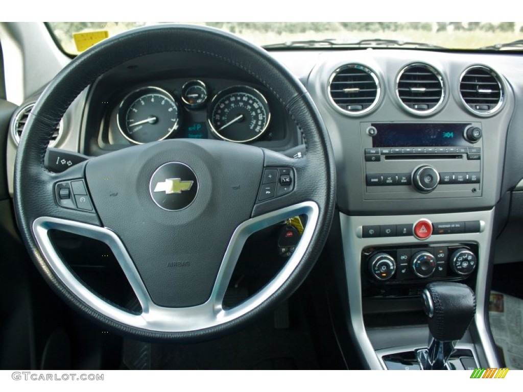 2012 Chevrolet Captiva Sport LTZ AWD Black Steering Wheel Photo #86138523