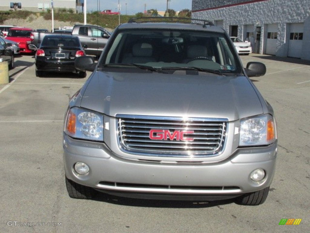 2008 Envoy SLT 4x4 - Silver Mist Metallic / Light Gray photo #5