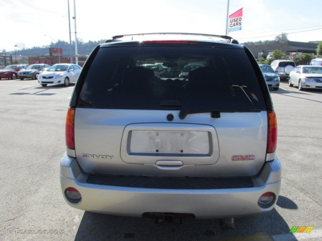 2008 Envoy SLT 4x4 - Silver Mist Metallic / Light Gray photo #8