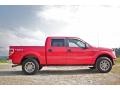 2010 Vermillion Red Ford F150 XLT SuperCrew 4x4  photo #3