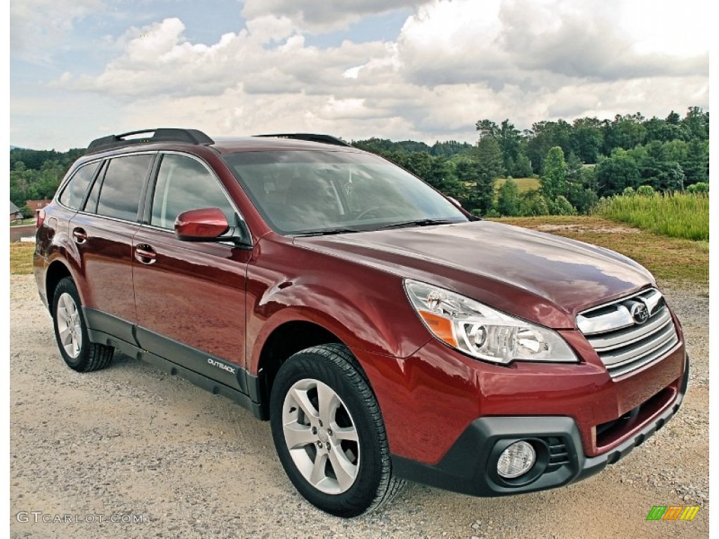 Venetian Red Pearl 2013 Subaru Outback 2.5i Premium Exterior Photo #86139519