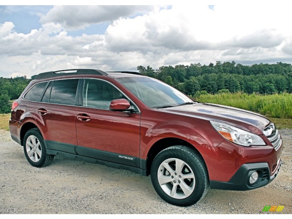 Venetian Red Pearl 2013 Subaru Outback 2.5i Premium Exterior Photo #86139570