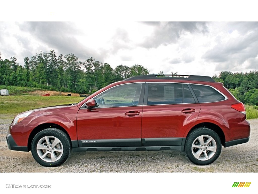 Venetian Red Pearl 2013 Subaru Outback 2.5i Premium Exterior Photo #86139591