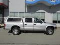 2002 Bright Silver Metallic Dodge Dakota Sport Quad Cab 4x4  photo #2