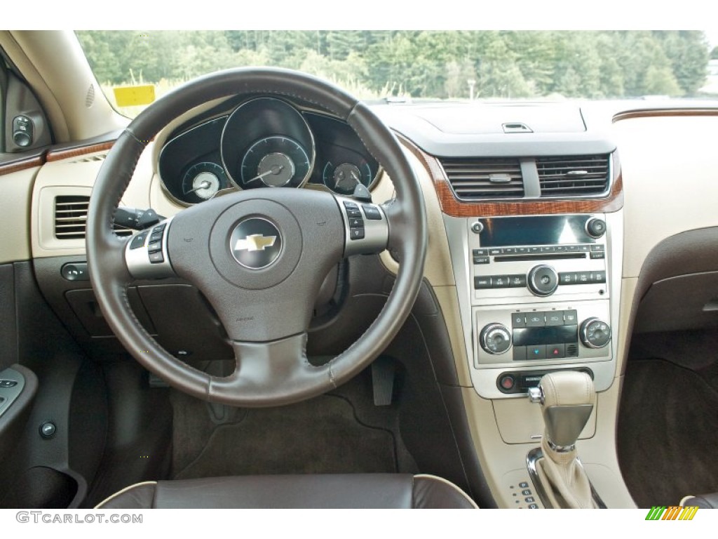 2008 Chevrolet Malibu LTZ Sedan Cocoa/Cashmere Beige Dashboard Photo #86140476