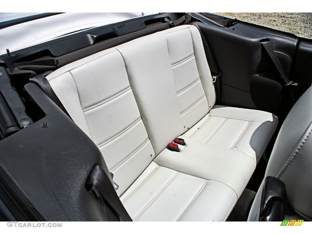 Oxford White Interior 2004 Ford Mustang V6 Convertible Photo #86142366