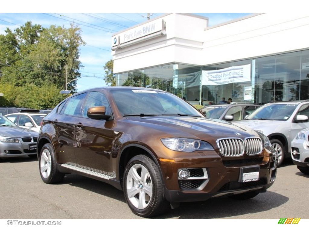 2013 X6 xDrive50i - Marrakesh Brown Metallic / Black photo #1