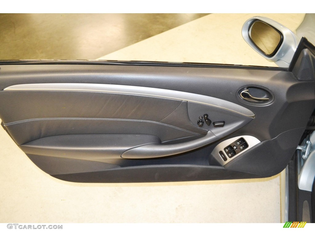2005 Mercedes-Benz CLK 55 AMG Cabriolet Charcoal Door Panel Photo #86143064
