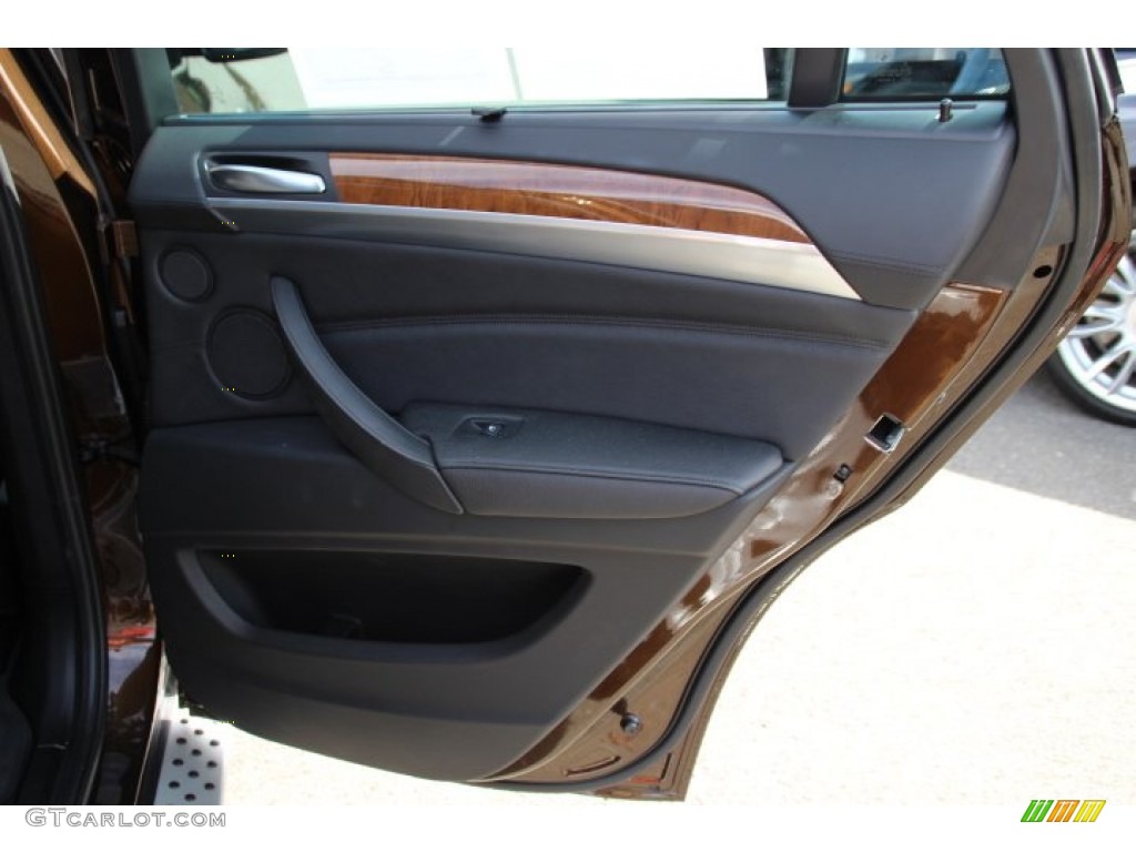 2013 BMW X6 xDrive50i Black Door Panel Photo #86143164