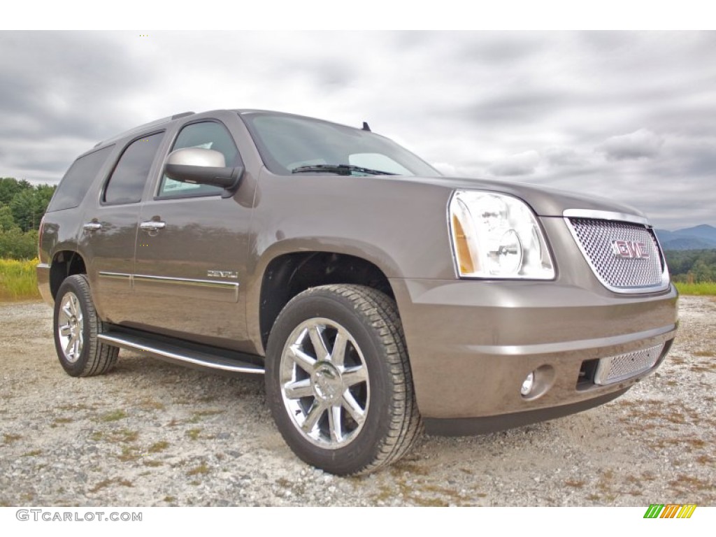 Mocha Steel Metallic 2014 GMC Yukon Denali AWD Exterior Photo #86143198