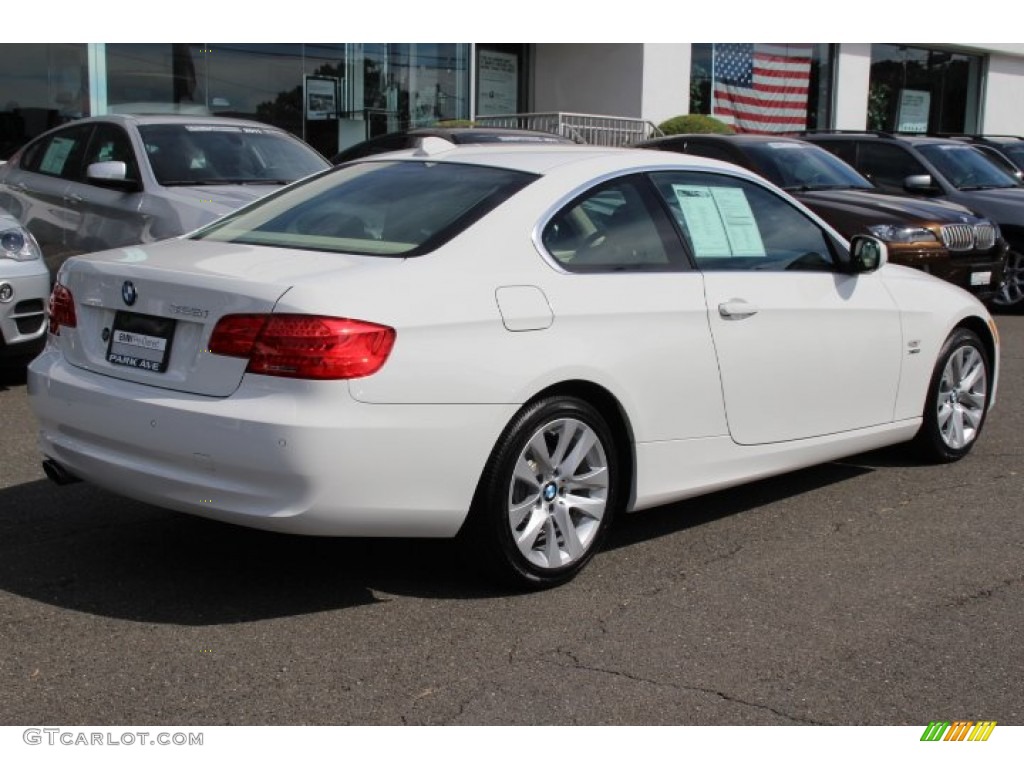 2013 3 Series 328i xDrive Coupe - Alpine White / Cream Beige photo #3