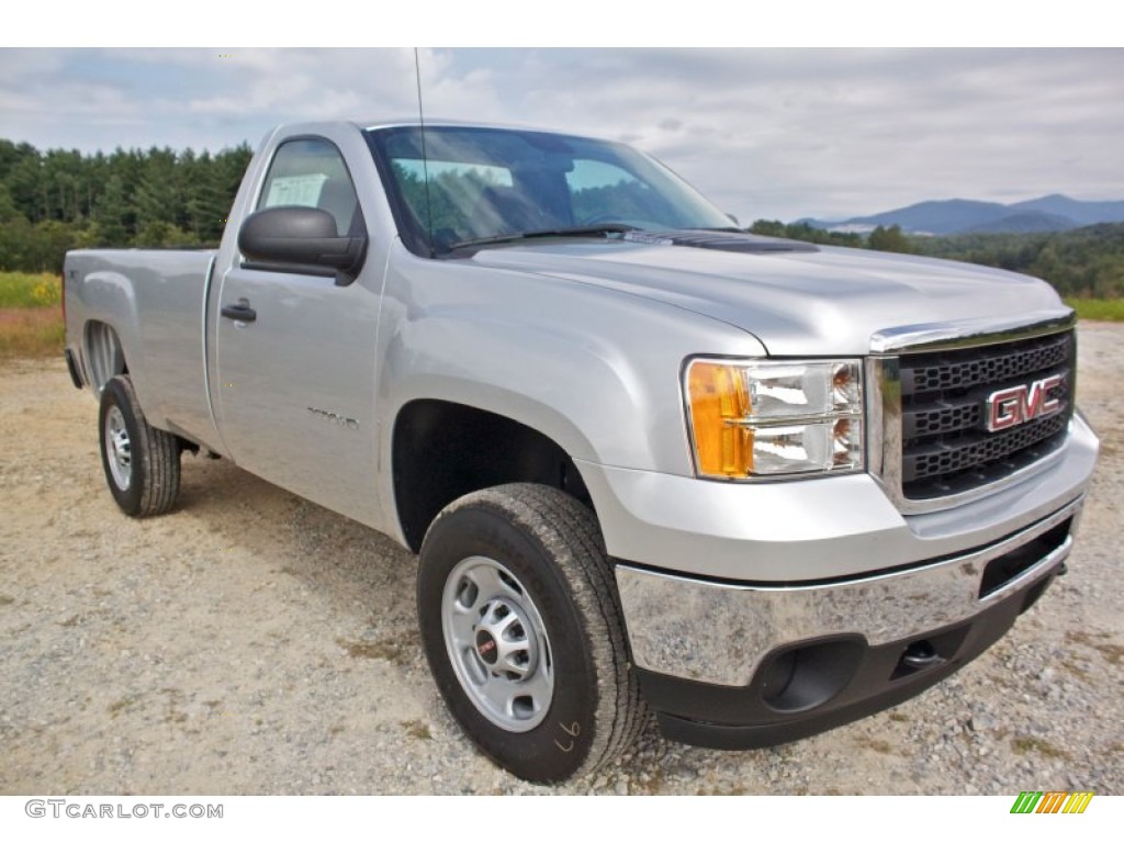 2014 Sierra 2500HD Regular Cab 4x4 - Quicksilver Metallic / Dark Titanium photo #1