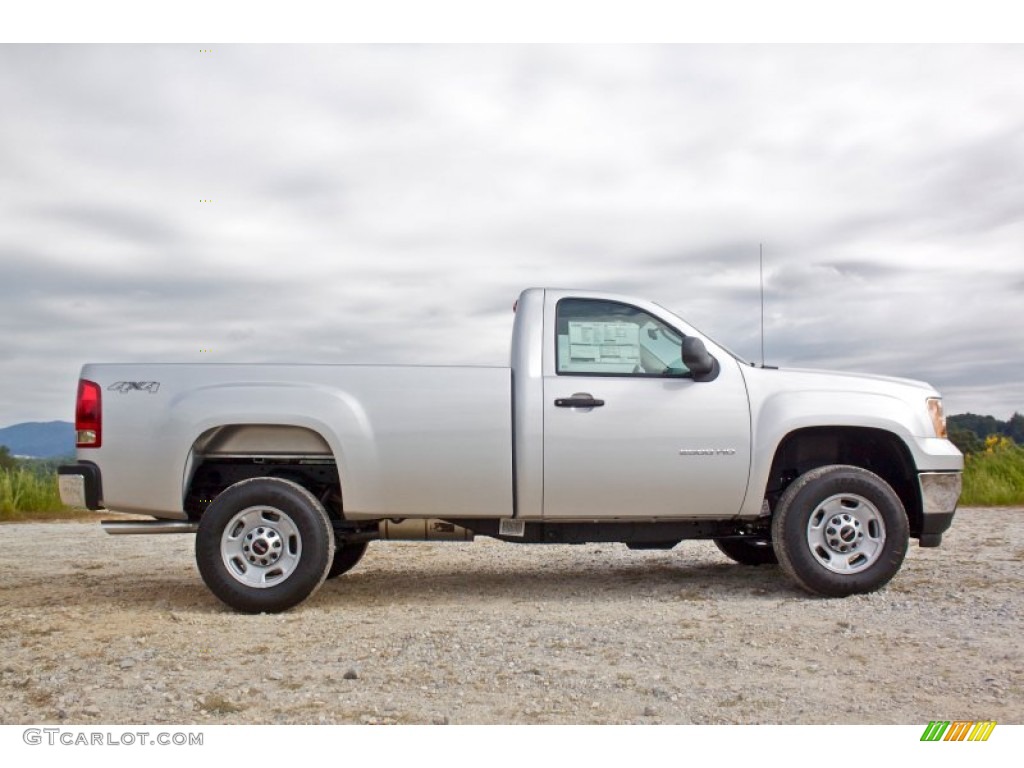 Quicksilver Metallic 2014 GMC Sierra 2500HD Regular Cab 4x4 Exterior Photo #86143647