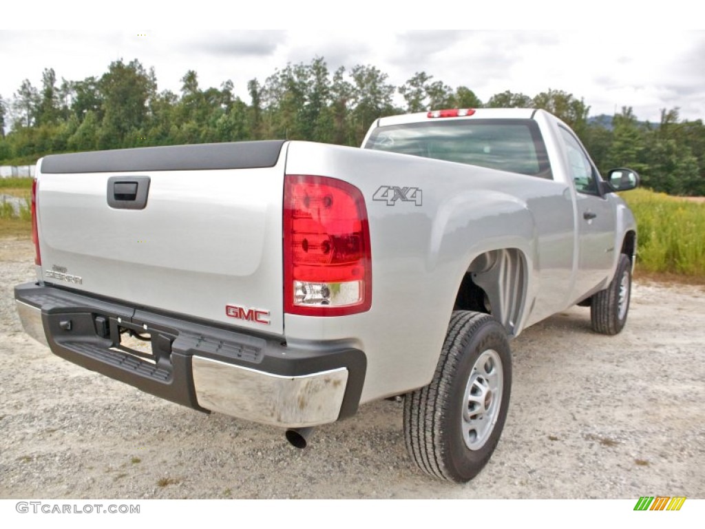 Quicksilver Metallic 2014 GMC Sierra 2500HD Regular Cab 4x4 Exterior Photo #86143749