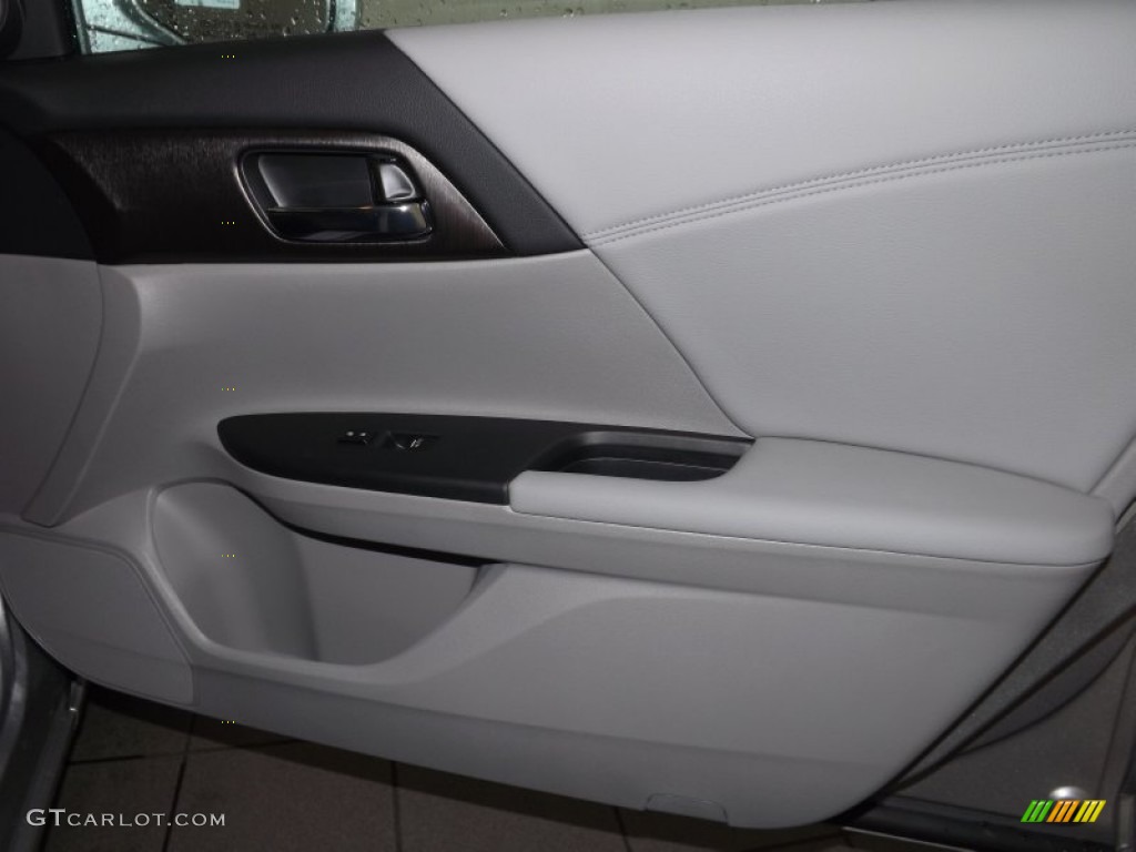 2014 Accord EX-L Sedan - Alabaster Silver Metallic / Gray photo #36