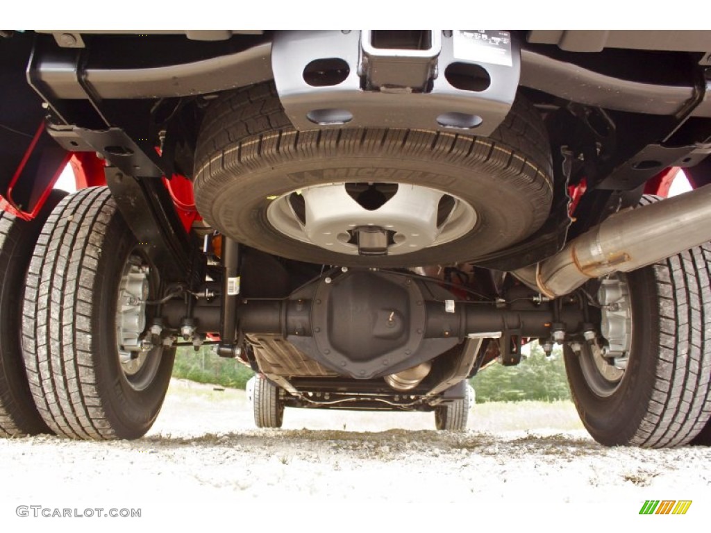 2014 Chevrolet Silverado 3500HD LTZ Crew Cab 4x4 Dual Rear Wheel Undercarriage Photo #86144200