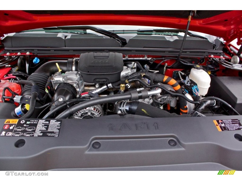 2014 Chevrolet Silverado 3500HD LTZ Crew Cab 4x4 Dual Rear Wheel Engine Photos