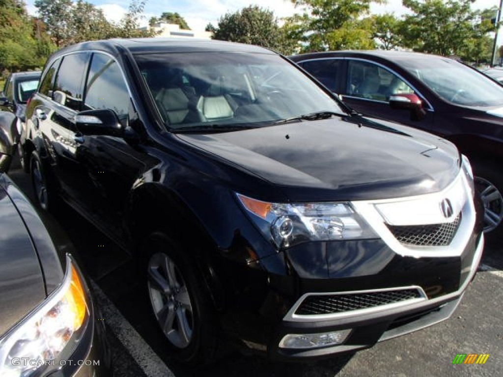 2011 MDX Technology - Crystal Black Pearl / Ebony photo #1